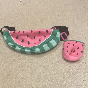 BNWT Ulta Beauty Watermelon Kids Bag Set - Pink and Green 👵MT